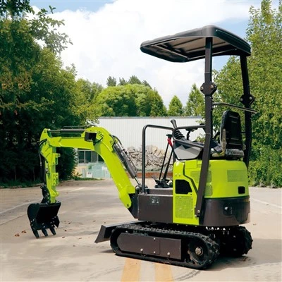 Mini-pelle compacte 1,3 T pour les travaux d'aménagement paysager